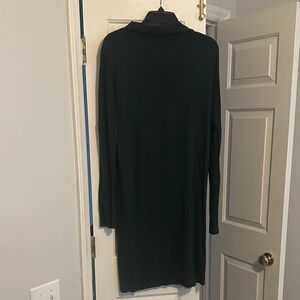 Theory green Long-Sleeve Midi Dress